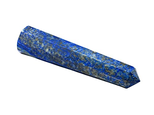 Image of Amazing Gemstone Lapis Lazuli Crystal Towers ~ Natural Healing Crystal Point Obelisk for Reiki Healing and Crystal Grid (3 inch to 4 inch INCH)
