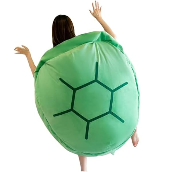 Draagbaar Schildpad Shell Kussens Comfortabel Dierlijk Kostuum Speelgoed Leuk Verkleedcadeau voor Kinderen Volwassenen