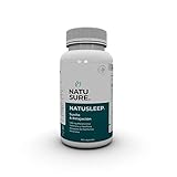 NATUSURE - Cápsulas NatuSleep – Extracto de Valeriana, Pasiflora, Amapola californiana, Magnesio, Zinc y Melatonina - Complemento alimenticio que mejora la calidad del sueño – 60 capsulas
