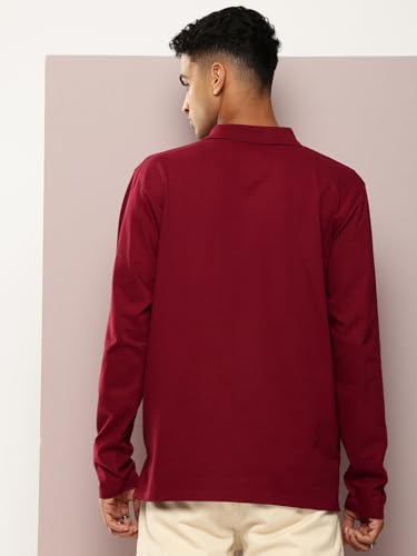 Image of Dillinger Men Oversized Long Sleeve Polo Tshirt