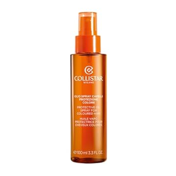 Collistar Olio Spray Protezione Capelli, Idrata, Nutre ed Elasticizza i Capelli, Protegge i Capelli dal Sole con Filtri UVA e UVB, Non Unge, 100 ml