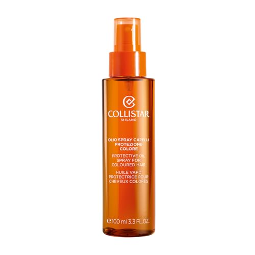 Collistar Aceite Capilar en Spray Protector de Color, con Filtros UVA-UVB, Protege del Sol, Cloro y Sal, Hidrata, Nutre y Aporta Elasticidad, Cabello más Brillante sin Engrasar, 100 ml