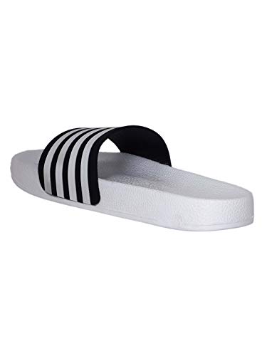 Image of AADI Men's Synthetic Leather Daily Casual Sliders /Flip Flop & Slippers