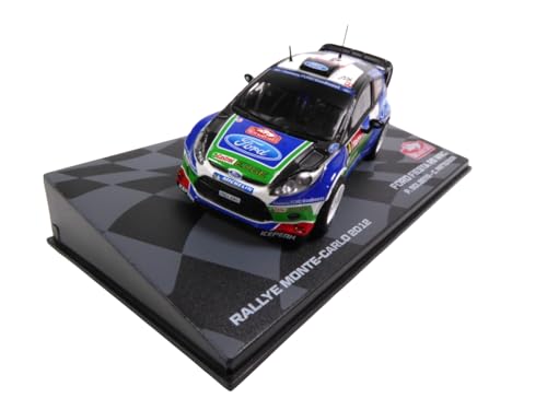 Coche de Rally 1:43 Compatible Ford Fiesta RS WRC 2012 BR4 miniatura 3