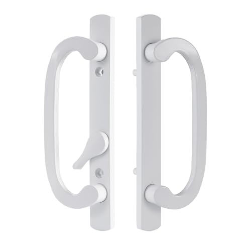 Sliding Patio Door Handleset, 45° Keyway, 3-15/16