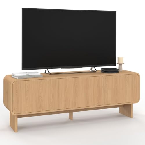IDMarket: Mueble TV 140 cm Capucine 3 Puertas