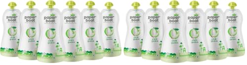 Image of Paper Boat Zero Sugar Chilli Guava Fruit Juice, No Preservatives and Colours (Pack of 12, 200ml each)