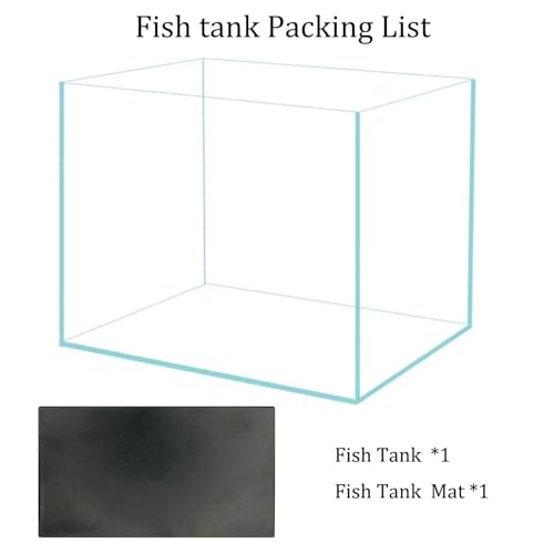 Image of Vimvins 3 Gallon Glass Fish Tank, Easy to Maintain Small Aquarium for Betta /Goldfish /Snails /Shrimp and Aquatic Planting.