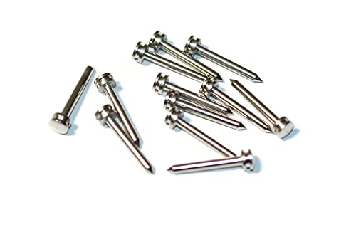 Pack of 12 Accordion Bellows Pins. Accordion Repair Parts. Accordion Accessories. (19.1mm x 1.9mm)