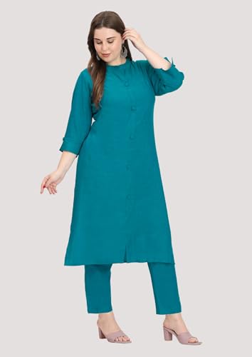 Image of SINDOORI Collar Kurta for Women Solid Colour S to 6XL Plus Size Kurta for Women