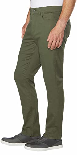 English Laundry The Oaklum Men's Slim Straight Stretch 5 Pocket Pant (36W x 29L, 323 Green)3