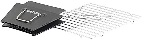 PEARL Barbecue a carbone - Griglia pieghevole: Griglia a carbone piatta pieghevole, Superficie della griglia circa 24,5 x 24 cm (griglia pieghevole, Attacco per pizza Griglia pieghevole) PEARL Barbecue a carbone - Griglia pieghevole: Griglia a carbone piatta pieghevole, Superficie della griglia circa 24,5 x 24 cm (griglia pieghevole, Attacco per pizza Griglia pieghevole)