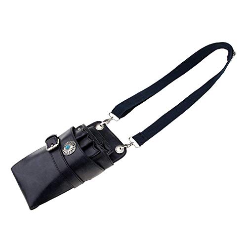 Sac pour matériel de coiffure Étui à ciseaux avec ceinture for coiffeurs, coiffeur, ciseaux de barbier, cisaille, support de taille for coiffure, sac de barbier