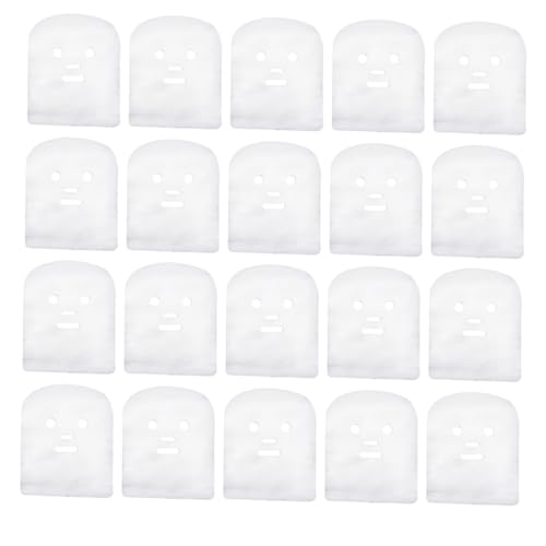 COLLBATH 100 piezas Unidades de Mascarillas Faciales de Pre-cortadas Facial Hidratante y Absorbente para Cuidado Profesional Elimina Grasa y Células Muertas Mantiene Firmeza y Reduce