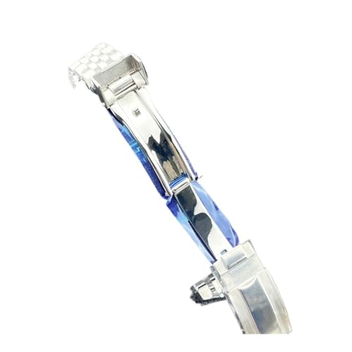 Ensemble bracelet montre NH35 en acier 47mm pour montage et modification de boîtier