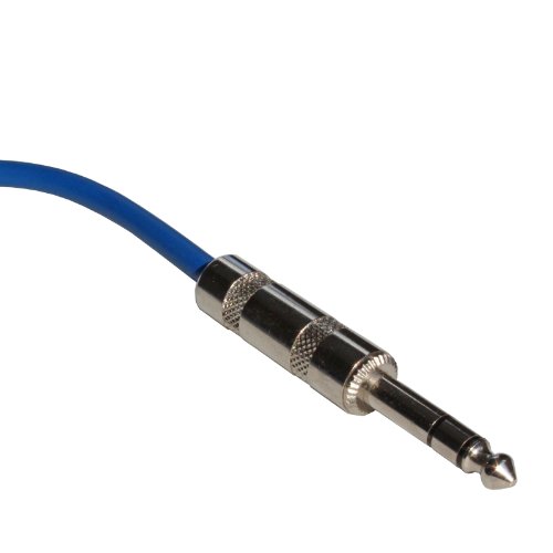 Cable de audio profesional balanceado 6.3mm 3ft azul miniatura 3
