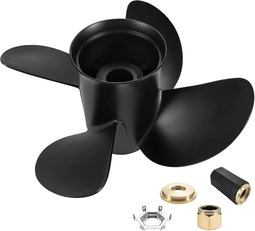 Qiclear Upgrade OEM 14x19-4B Boat Propeller fit Mercruiser Alpha One &Mercury Outboard Motos 135-300 Hp OEM Parts No.48-8M0084495 Hub Kits Included 15 Spline Tooth RH mercruiser 3.0 Propeller