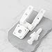AS Axis Spindleon Toilet Seat Hinges Set Compatible with Jabsco 29098-1000 P107 White