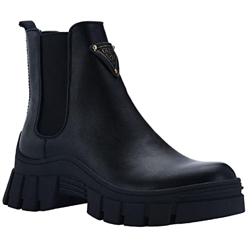 GUESS Hestia - Botines para mujer, negro (Black 002), 38 EU