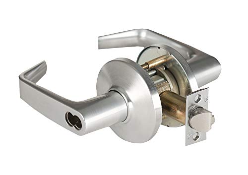Best Access 9K37S15DS3626 9K Series Communicating Keyed Entry Door Lever Set with"15" Lever,"D" Trim, S3 Strike and 2-3/4" Backset - Less SFIC