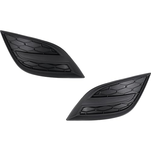 Garage-Pro Fog Light Cover SET Compatible with Mazda CX-9 2010-2012 Front, Driver and Passenger Side, Textured Black
