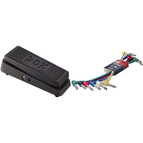 VOX WAH V845 - Classic Wah-Wah Guitar Pedal & Stagg SPC015L E Patch Cable