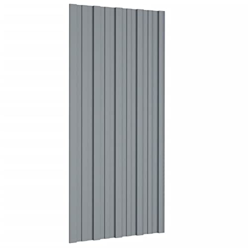 Tidyard Panel para Tejado Paneles de Techo de Metal Chapa Metálica para Tejado para Techo o Pared...