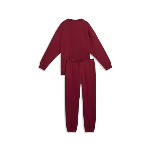 PUMA Survêtement confort oversize Enfant et Adolescent 152, Garnet Glow Red