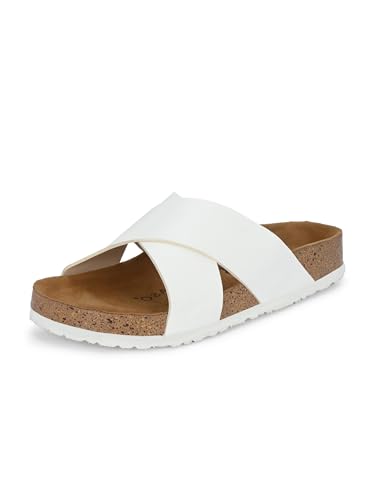 Image of EL PASO Leather Fashion Sandals Casual Platform Heels Wedges Cork Sole Sandal for Women & Girls