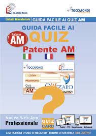  QWIZARD PATENTE AM: GUIDA FACILE AI QUIZ PER LA PATENTE AM. PRODOTTO MULTIMEDIALE.