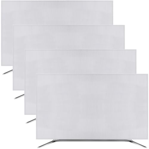 Pushglossy 4 Pcs Foam Flat Screen TV Cover Fits up to 36