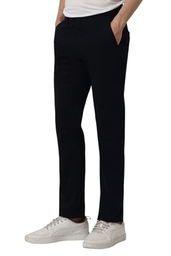 Image of Peter England Men's Slim Fit Mid Rise Super Chino Casual Trouser