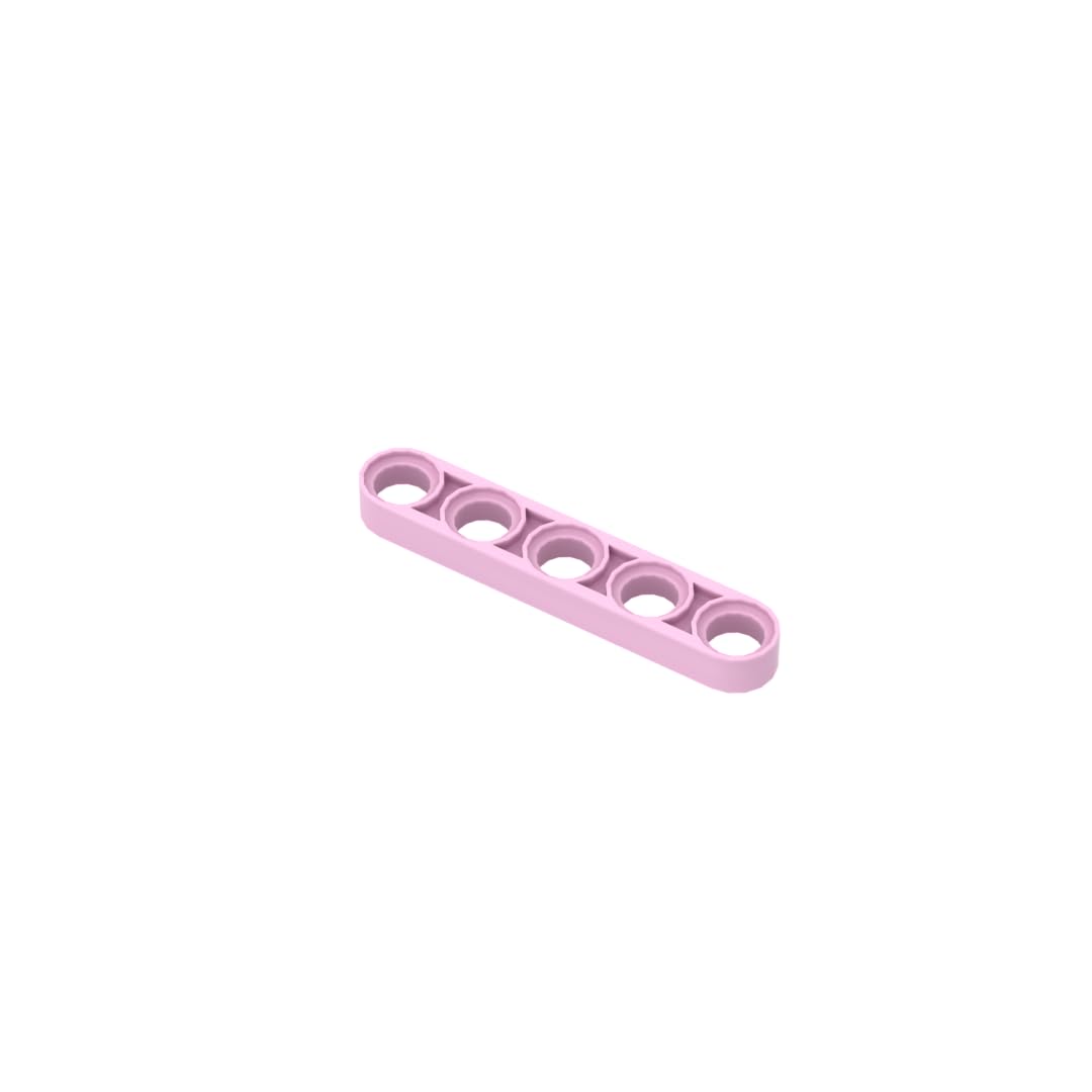 GDS-693 32017 Hole Arm Plate Technic Beam 1x5 Thin, Bright Pink, 50 PCS — image 1