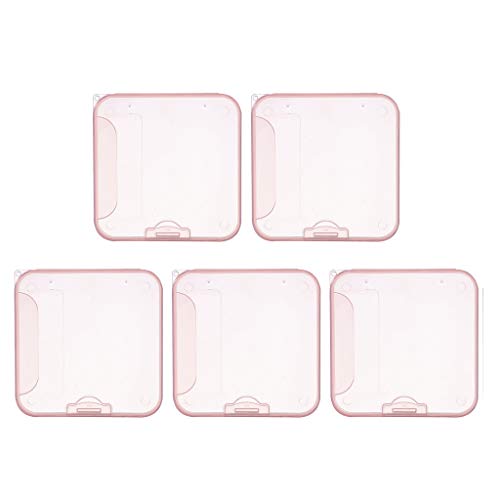 homozy 5pcs Caixa de Máscara Estojo Portátil para Máscara Reciclável de Armazenamento de Máscara - R