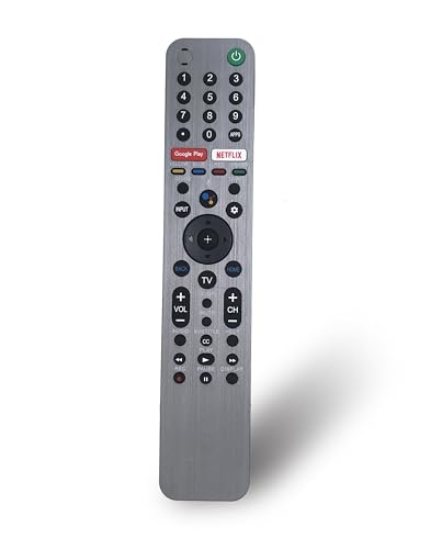 Voice Replacement Remote Control for Sony Bravia Smart TV XBR-A9G XBR-55X950H XBR-55X950G XBR-55X800H XBR-55X900H XBR-65X950G XBR-65A9G XBR-55A9G XBR-77A9G XBR-48A9S XBR-55X850G XBR-75X950G