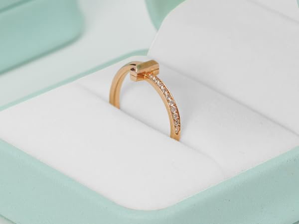 Ring Box Leather Ring Gift Boxes For Proposal Engagement Wedding Day Valentine's Day Rings Gift Case (Mint Green)