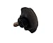 JW Winco Glass Filled Nylon Plastic Hand Knob with Brass Tip, Threaded Stud, M8 x 1.25 Thread Size x 20mm Thread Length, 40mm Head Diameter (Pack of 1)