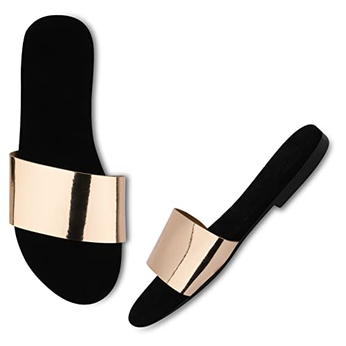 Image of FABY CARRY Women's Fashion Slippers | Lightweight, Comfortable & Trendy Flat Sandals