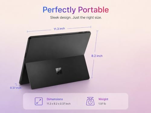 Image of Microsoft Surface Pro 13 inch 2-in-1 Laptop Tablet, X Elite 16GB RAM, 512GB SSD
