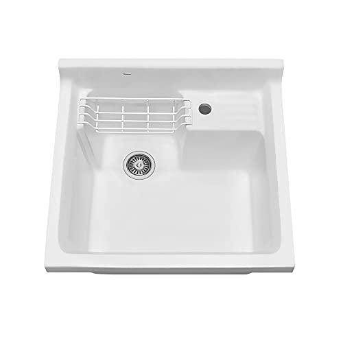 Whitehaus Collection WHNCM1920 Vitreous China Single Bowl Kitchen Drop-In Sink thumb #2