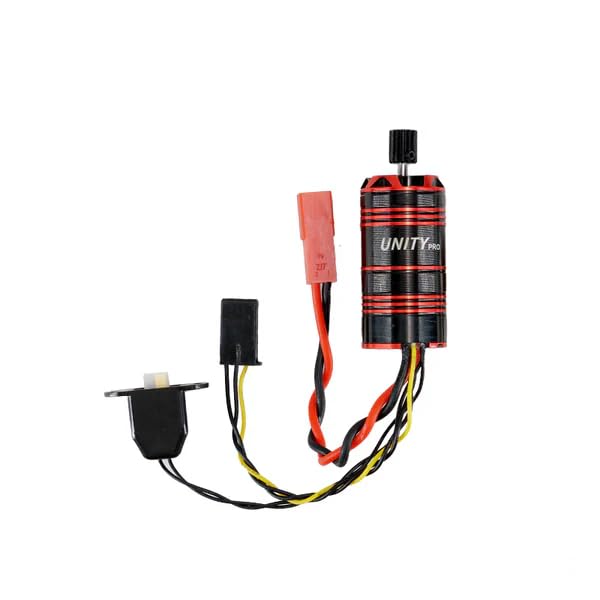 furitek Unity PRO 3500kv 2-in-1 Micro FOC Brushless System Included Inrunnner Motor with Integrated ESC for REDCAT ASCENT-18 1/18 Upgrade Electronics (HELIDIRECT)