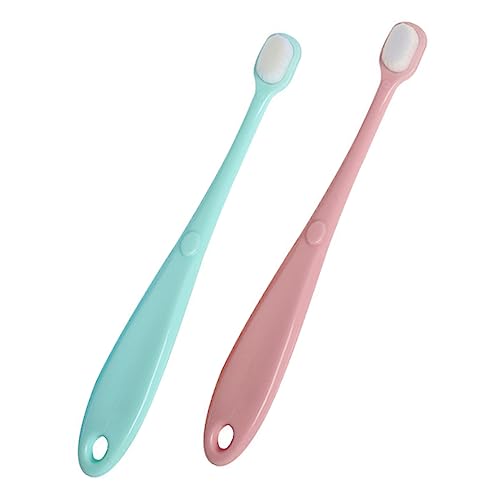 UTHCLO 2 Piezas Cepillo De Chicle Gasa Infantes Pasta Pequeño Boca Limpiador Infantil Páginas