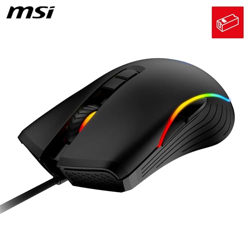 FORGE GM300 Gaming Mouse – Sensore ottico 7200 DPI, design simmetrico, switch da oltre 10M di clic, 7 pulsanti, latenza 8 ms, RGB LED, 118 g – Cablato - Mouse gaming - Immagine 1