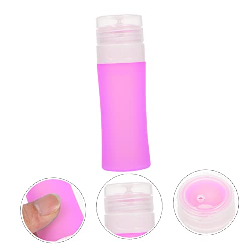 Didiseaon Portable Silicone Travel Bottle Multipurpose Shampoo Dispenser for Liquid Soap Lotion and Sunscreen Lightweight and Compact Travel Accessories 60ml