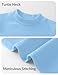 Witwot 3 Pack Toddler Boy Mock Turtleneck Shirts Baby Boys Long Sleeve T-Shirt Soft Cotton Thermal Undershirt Gray Navy Light Blue 3 Years