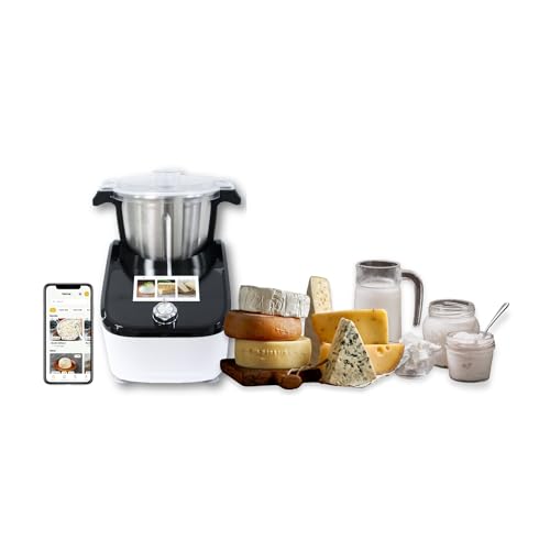 Fromaggio Stainless Steel Smart Home Cheese Maker -Craft Artisanal Cheese at Home in a Few Clicks - Effortless Cheese Making Machine for Beginners & Experts