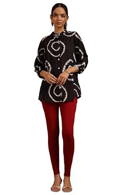 Soch Women's Slim Leggings (SOCHANKLE20_Maroon