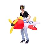 PTS Inflatable Costume Kid, Blow Up Airplane Costume for Halloween Inflatables Cosplay Party