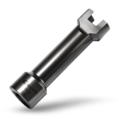 ColumPRO 3/4 (19mm) Strut Channel Socket 1/2 Drive Impact Socket for 1-5/8 2-7/16 & 3-1/4 Deep Unistrut Channels Heavy-Duty Cr-Mo Steel 4-1/4 Length Black Phosphate Finish