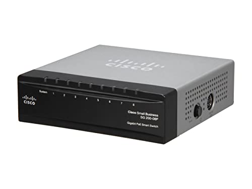 Cisco SLM2008PT-NA 8 Port Gigabit PoE Switch